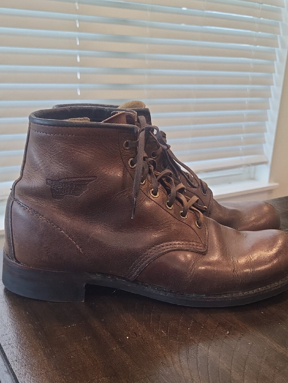 Red Wing Men's Beckman 4579 Lace Up Brown Leather Boots 10 D USA